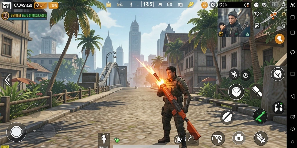 Tampilan gameplay CADAS138 yang menakjubkan dalam simulasi.