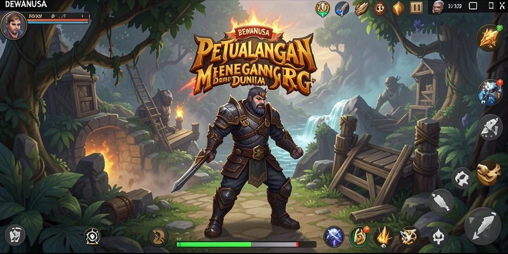Tampilan gameplay menegangkan dari DEWANUSA yang memikat.