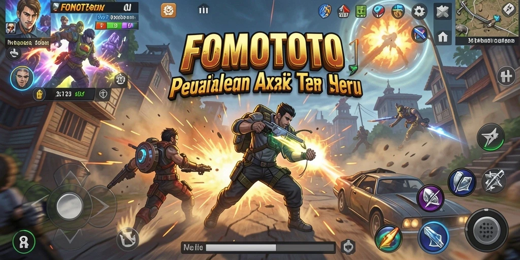 Gameplay seru dalam FOMOTOTO dengan grafis yang menawan.