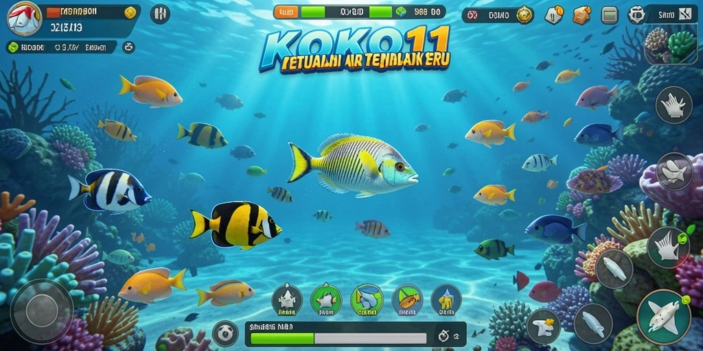 Tampilan menarik dari gameplay KOKO11 yang seru dan menantang.