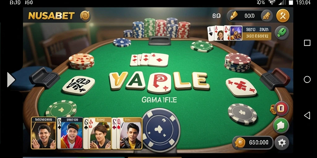 Tampilan gameplay seru NUSABET dengan pemain yang terlibat.