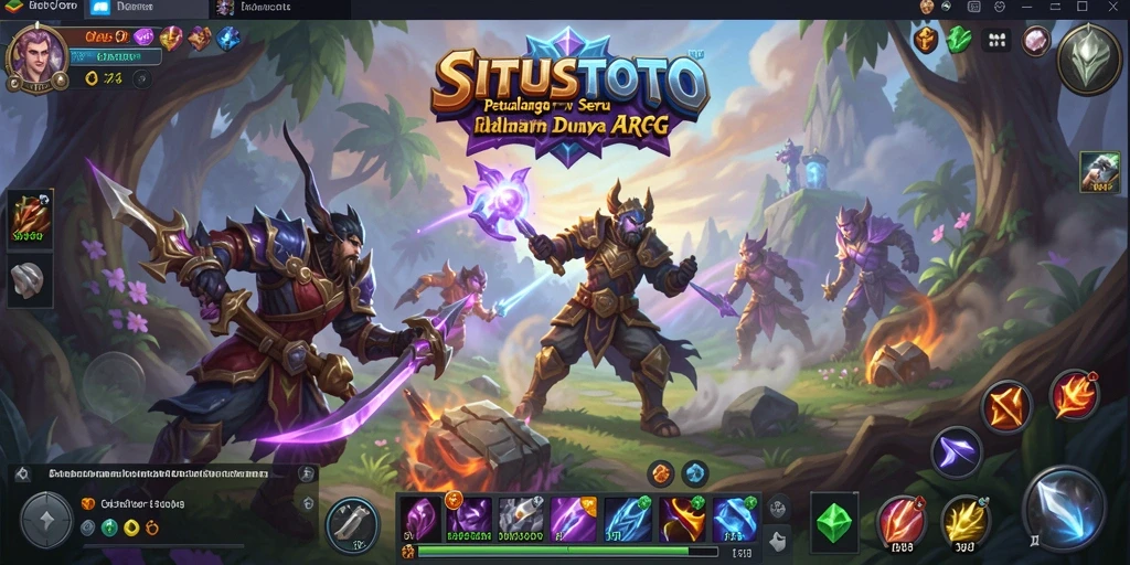 Tampilan gameplay SITUSTOTO yang menegangkan dalam pertarungan ARPG.