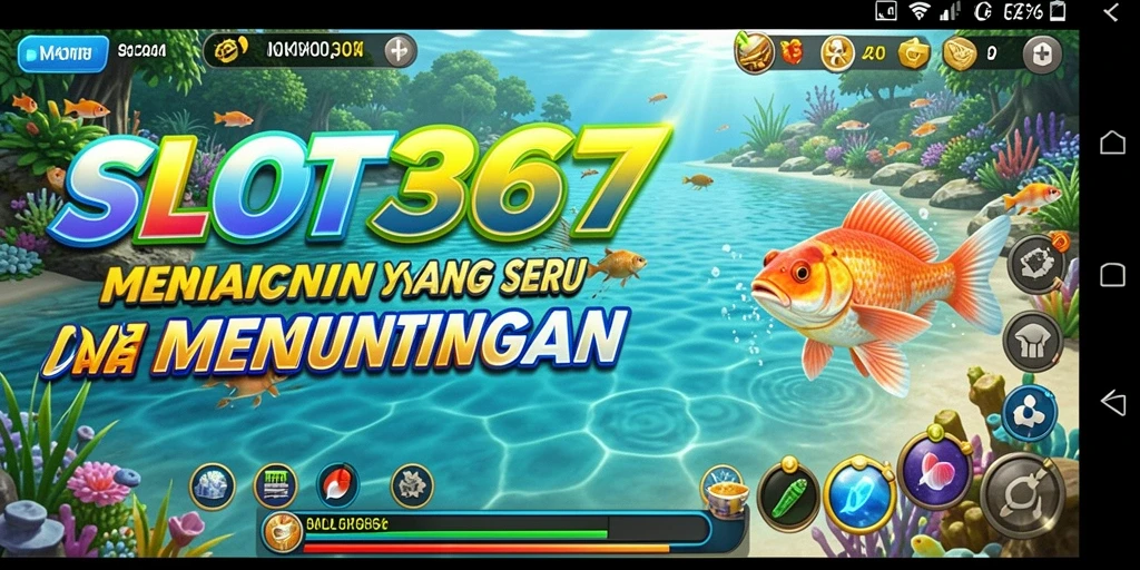 Tampilan gameplay memancing yang menakjubkan di SLOT367.